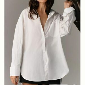 NWT Anthropologie Women's Grey Blouse